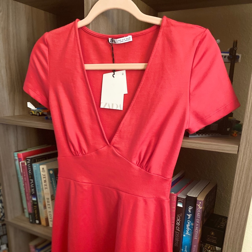 🔥 NWT Hot Pink {ZARA} Mini Dress XS Cute!! 🔥